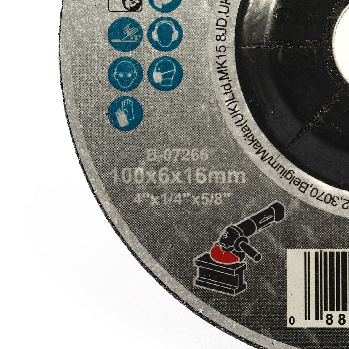 MAKITA B-07266 ใบเจียร 4"x6mm (25ใบ/กล่อง)