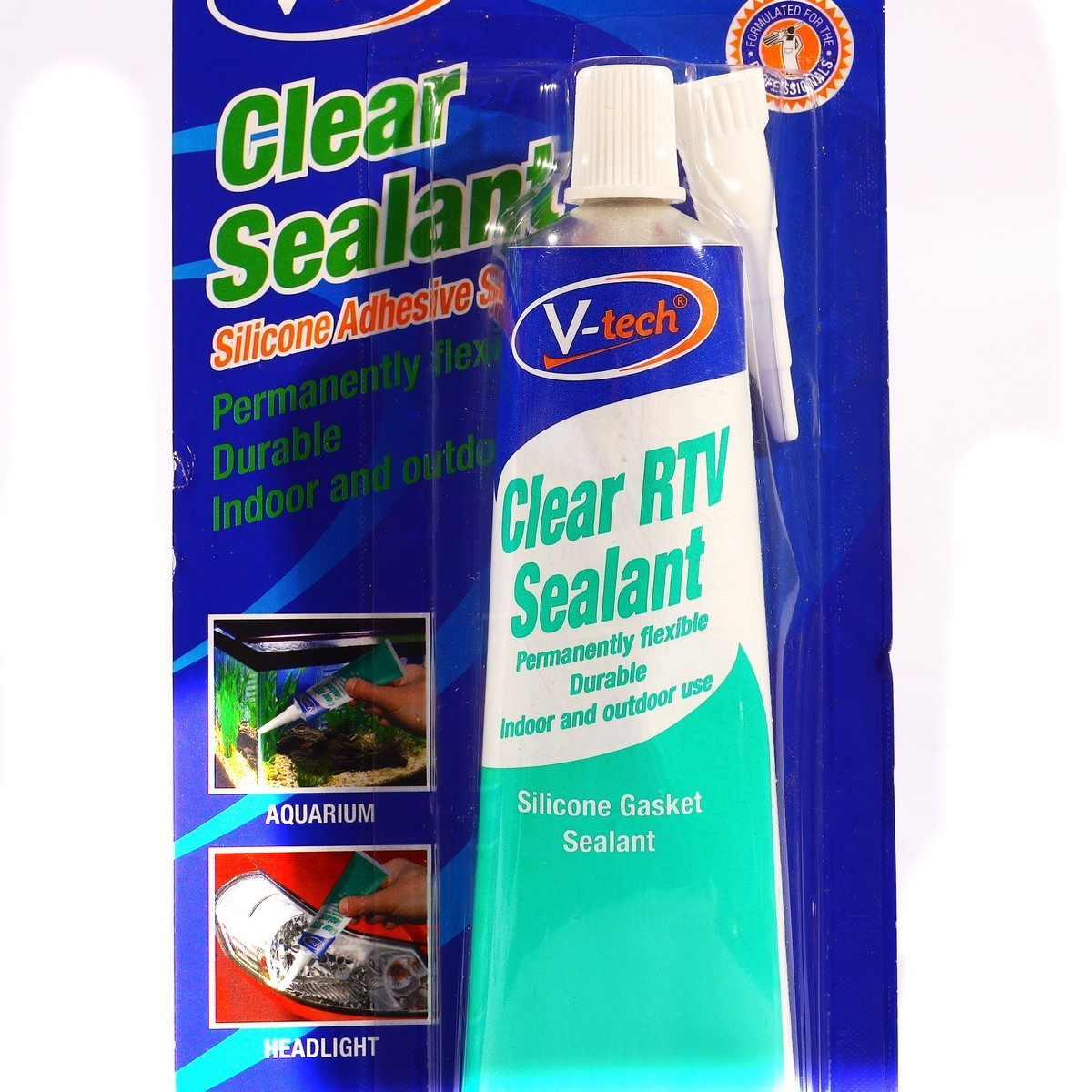 V-tech VT-130 ซิลิโคนหลอดพร้อมใช้ 75g สีใส