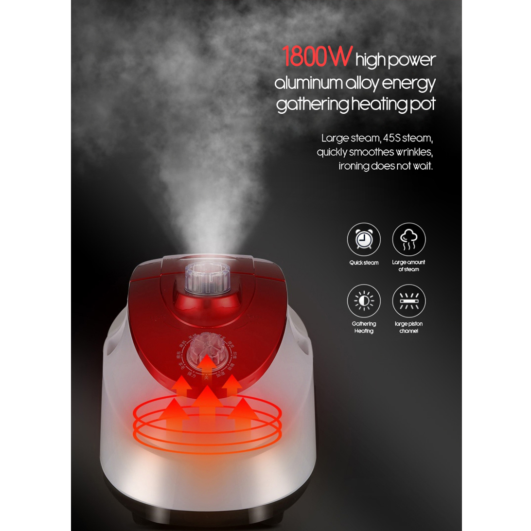 AJ เตารีดไอน้ำเเบบยืน รุ่น IR01 กำลังไฟ 1800วัตต์ ใช้งานง่าย ปรับความสูงได้ รับประกัน 1 ปี