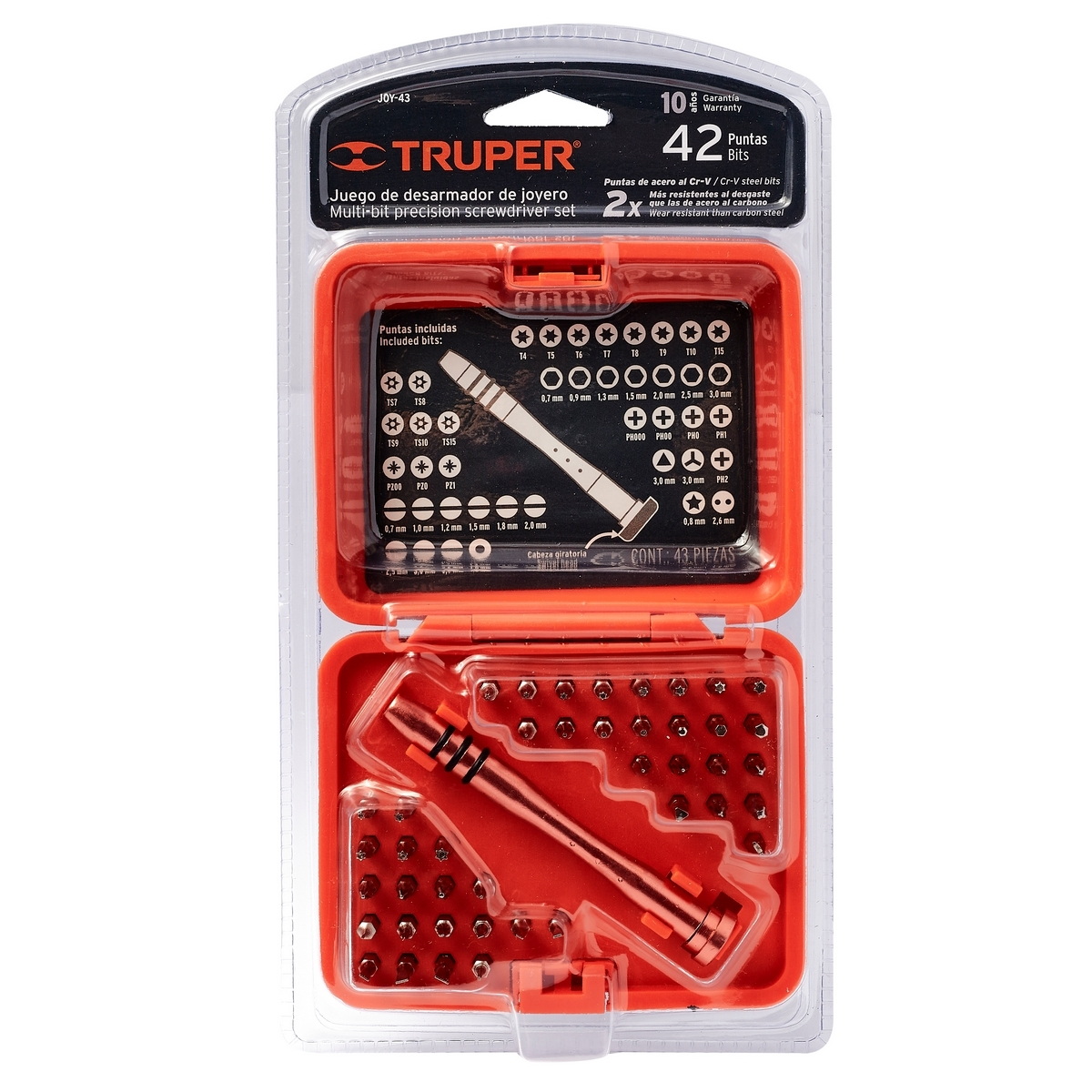 TRUPER 14163 ไขควงงานละเอียด ดอก 42 หัว