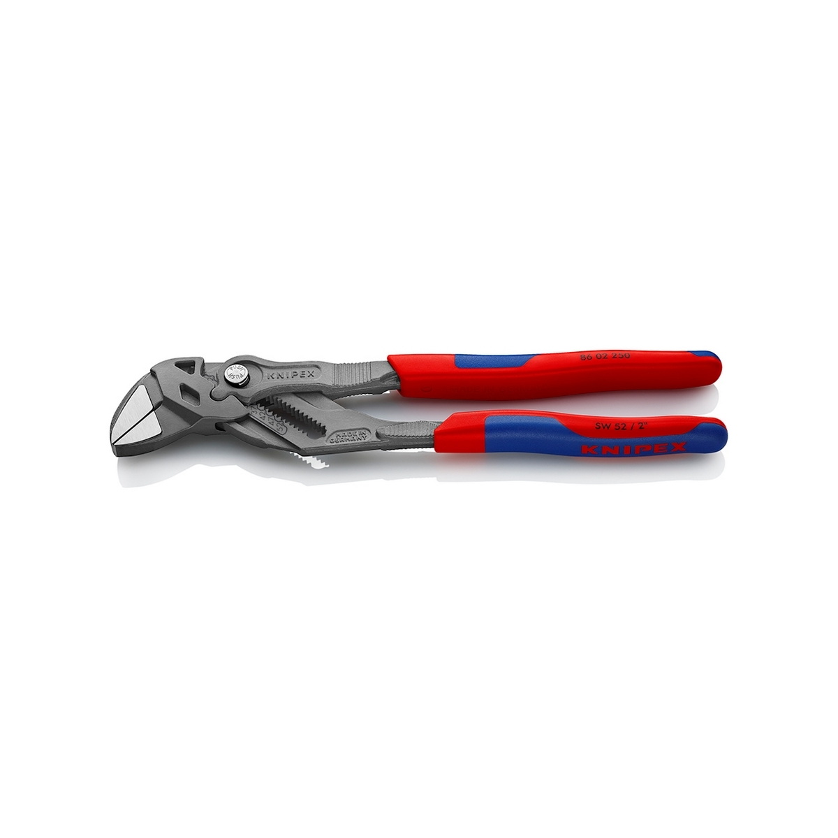 KNIPEX 86 02 250 คีมคอม้า ด้ามพลาสหนา 250mm (10")