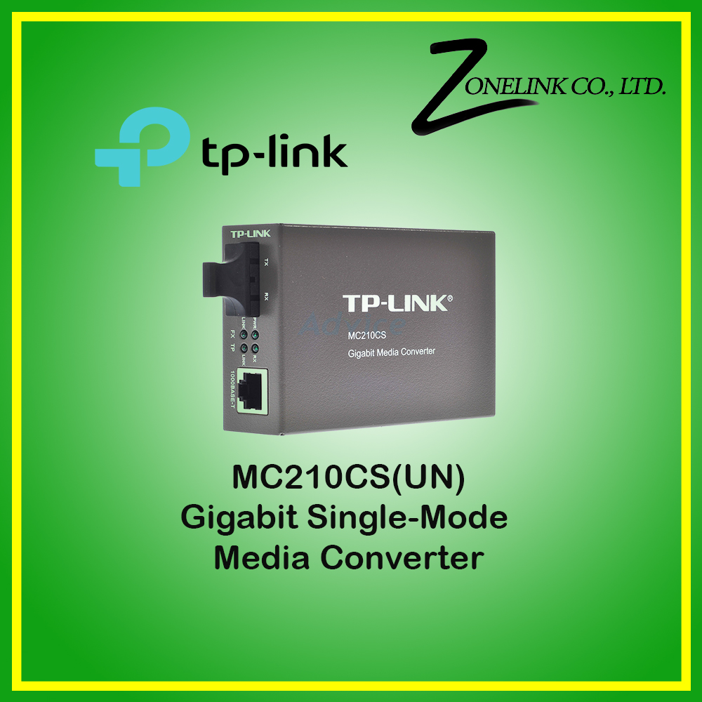 Gigabit Single-Mode Media Converter MC210CS