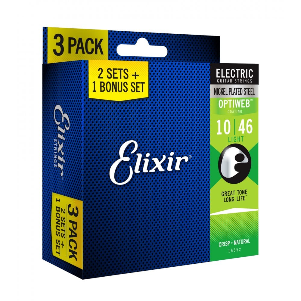 Elixir BONUS PACK 2 แถม 1 - Electric Optiweb Light 10-46