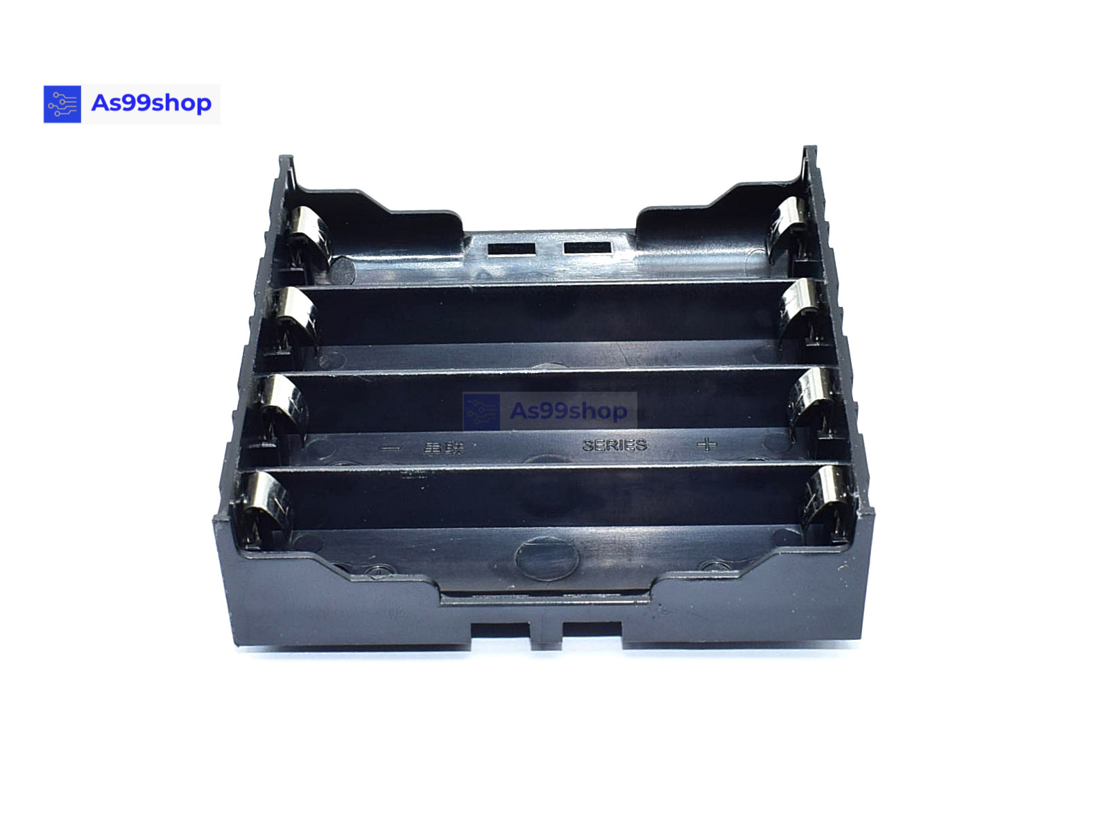 รังถ่าน 18650 Battery Box Holder 4 Cell PCB pin