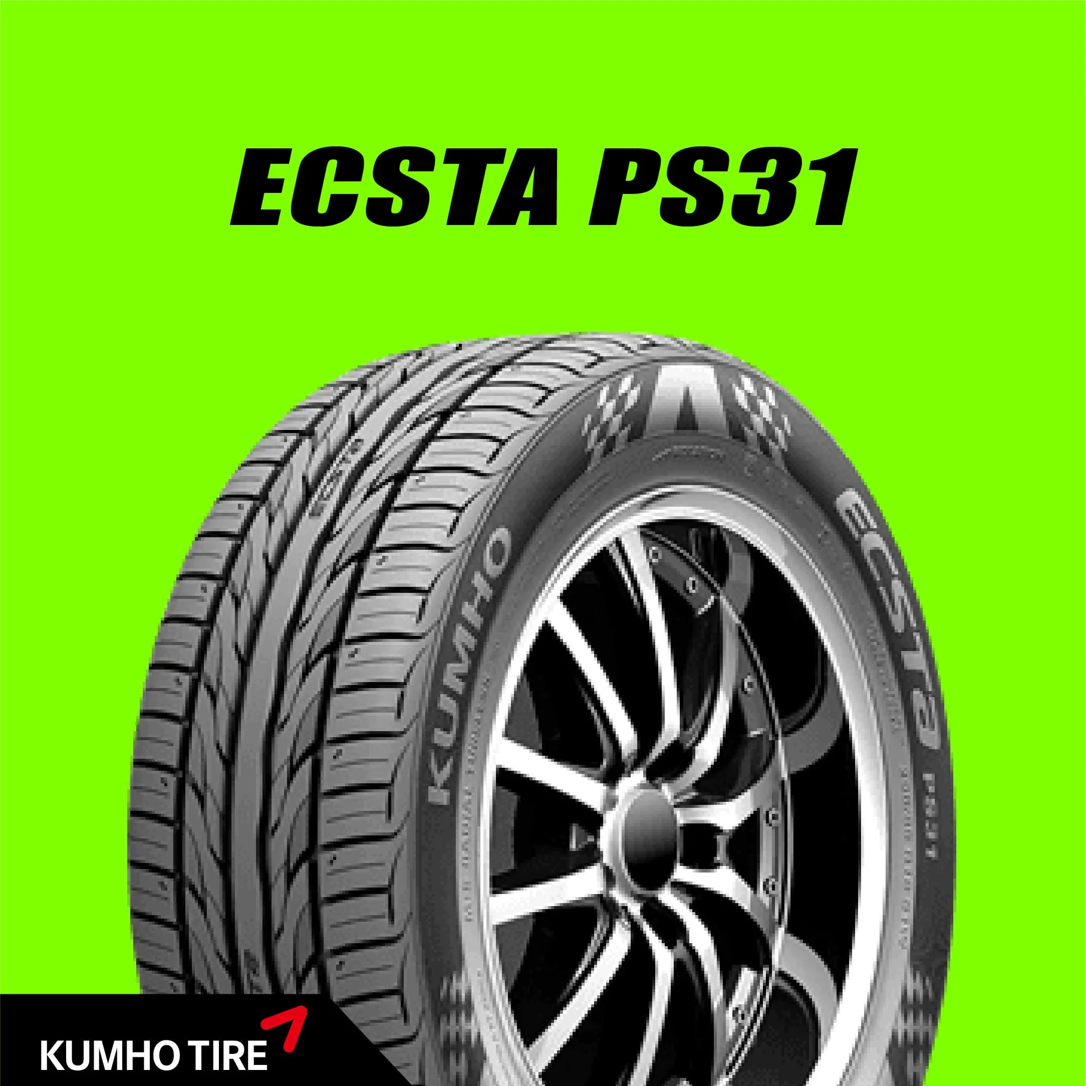 ยาง KUMHO PS31 ขนาด 225/40-18ราคาพิเศษ สั่งได้