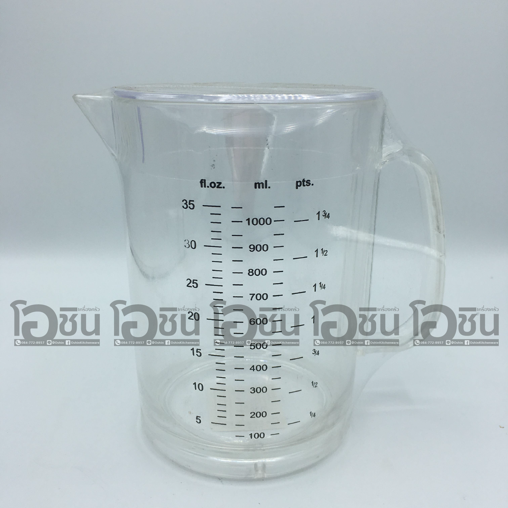 เหยือกตวงพลาสติก มีสเกล 1000 ml. ตราไพโอเนีย Pioneer