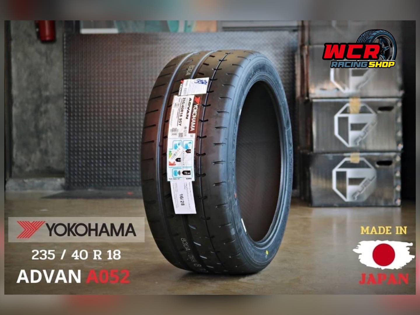 ยาง YOKOHAMA A052 ขนาด 235/40-18