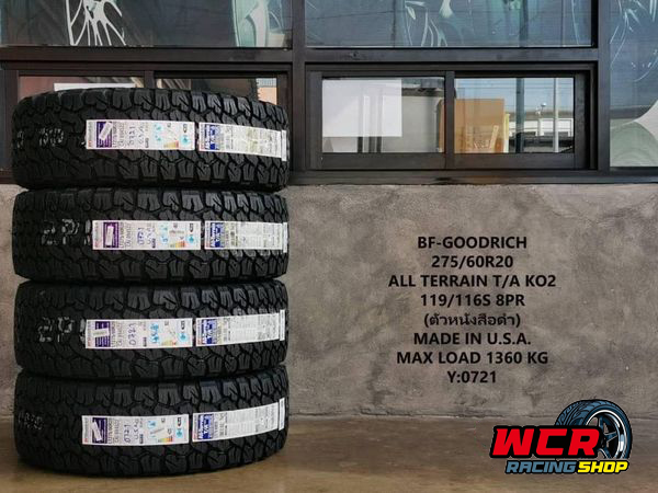ยางใหม่ BF-GOODRICH KO2 ขนาด 275/60R20