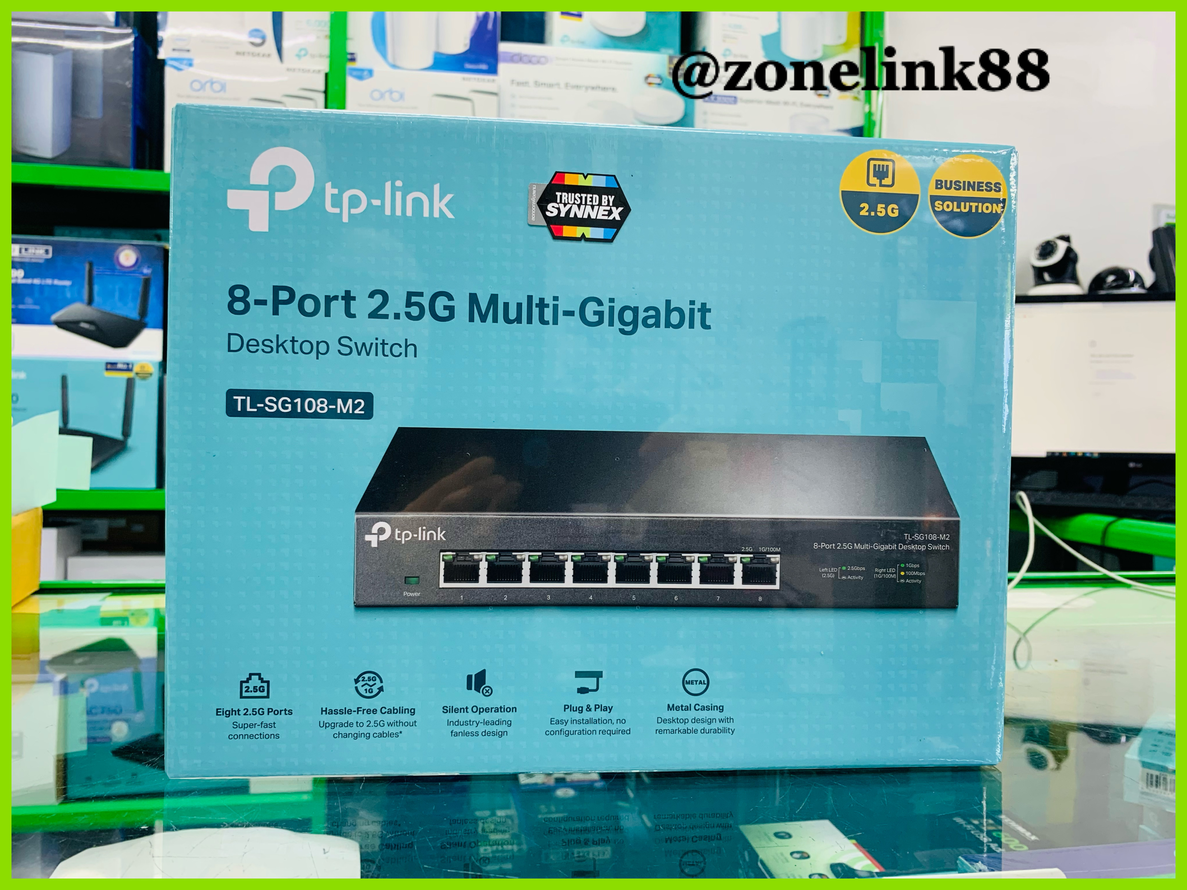 TL-SG108-M2 8-Port 2.5G Desktop Switch