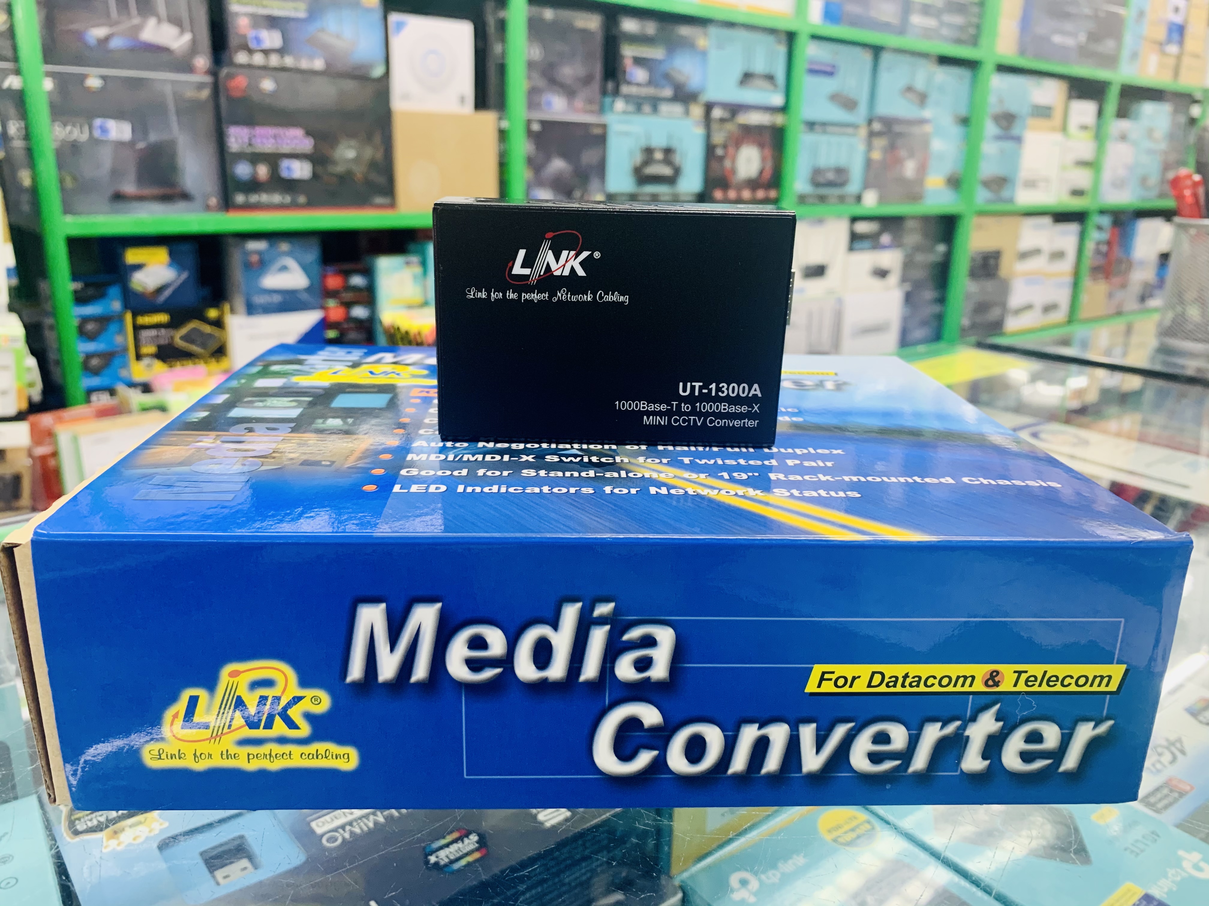 Media Converter Link UT-1300A 45/SFP (mini GBIC) 1000 Mini Blank Converter