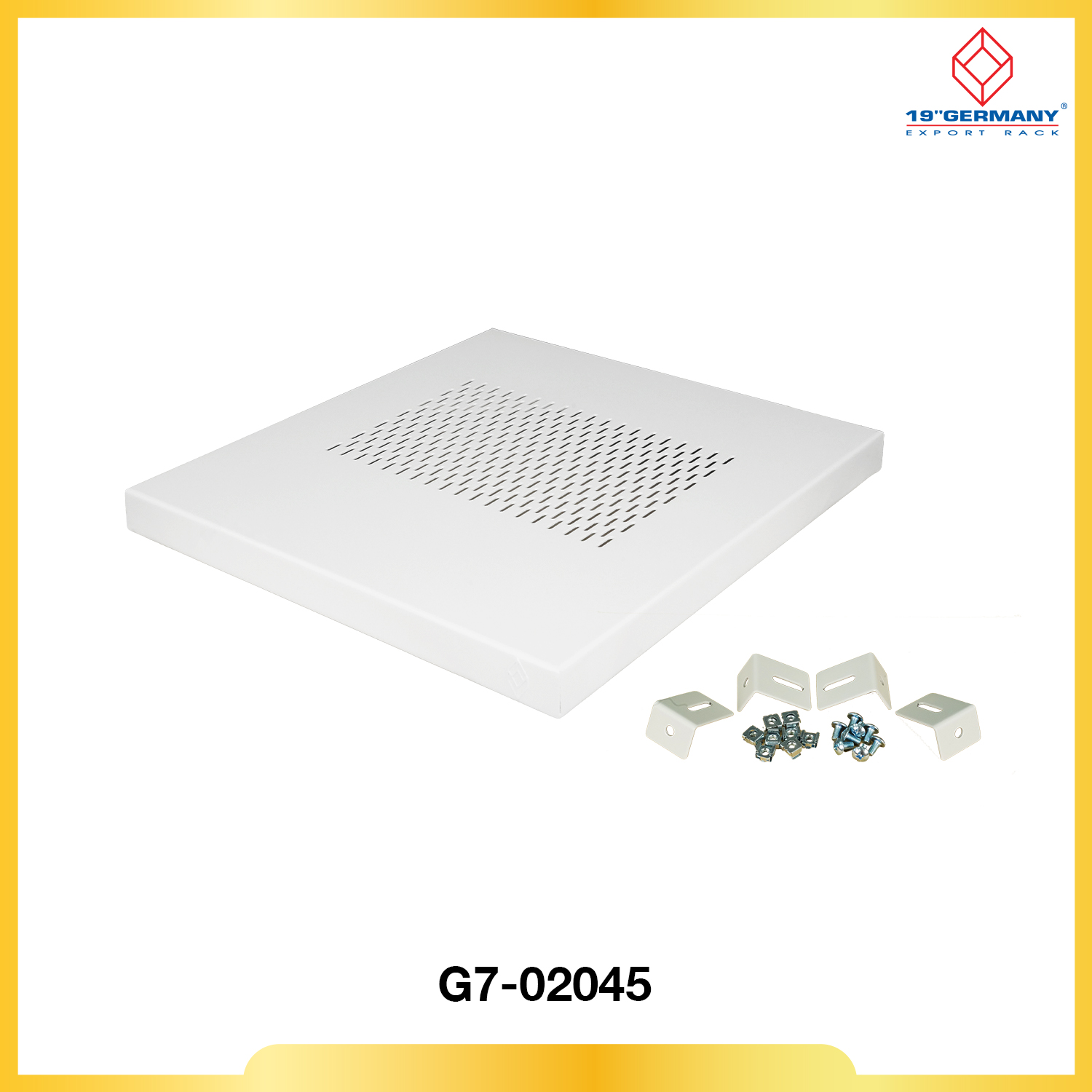 G7-02045 Fix Component Shelf ถาดยึดน็อต 4 ด้าน ลึก 48cm. for Rack 60cm.