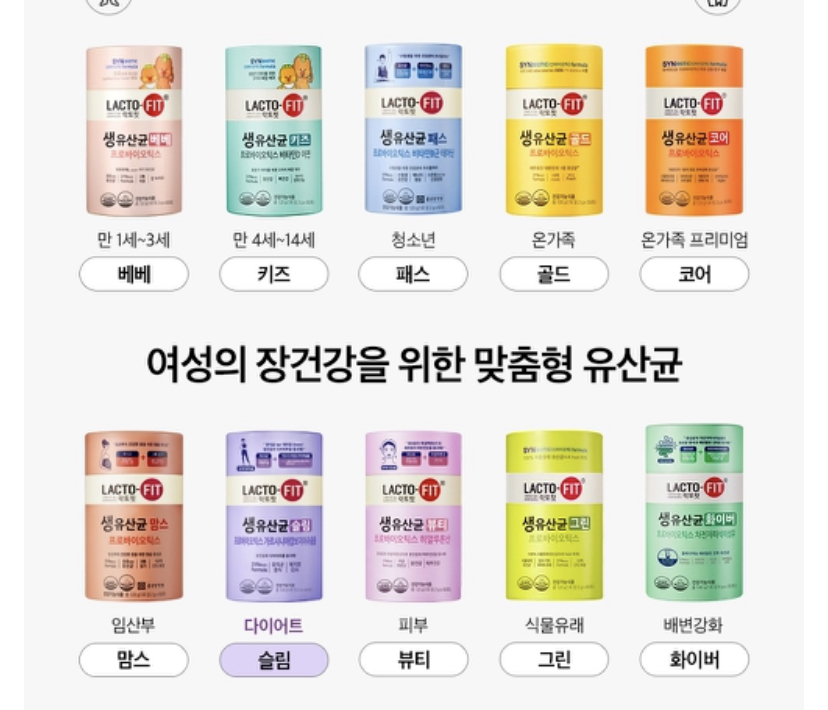 ของแท้💯 Lacto fit Prebiotics Detox เสริมภูมิคุ้มกัน ดูแลสุขภาพ จากเกาหลี