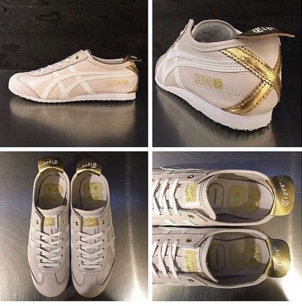 Onitsuka Mexico 66 ขาวกากบาททอง