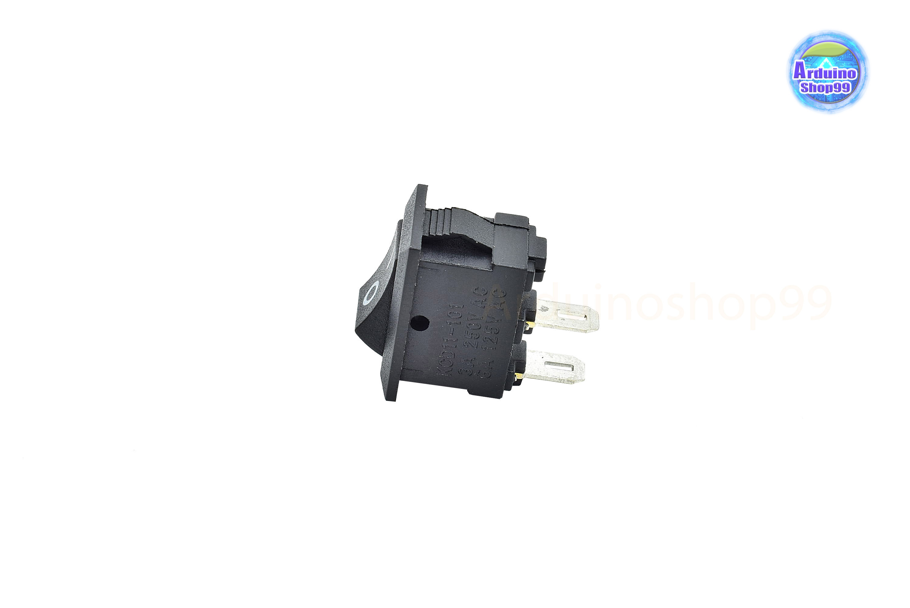 KCD11-101 10*15mm SPST 2PIN ON/OFF Boat Rocker Switch 3A/250V( 1 ตัว)