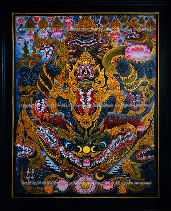 ผลงานศิลปะ "สู่วิมุตติสุข"