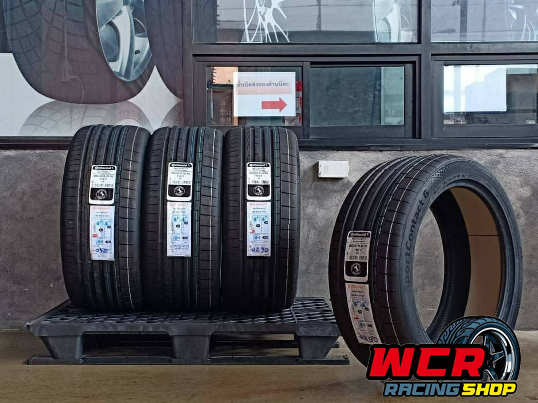 ยาง CONTINENTAL CONTACT 6 ปี20 ขนาด 285/40-22 ราคาเส้นละ 19000บาท