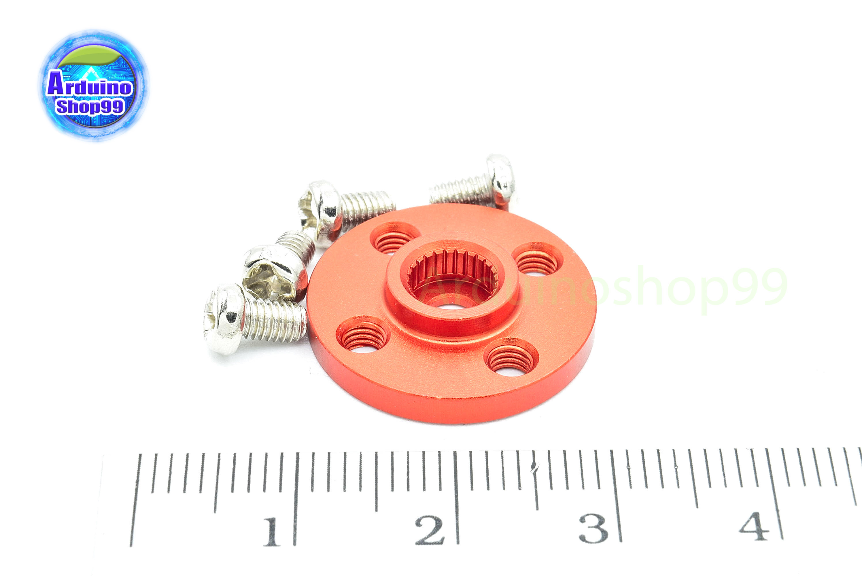 Small disc 25T standard steering gear( Red ) MG995 MG996 standard