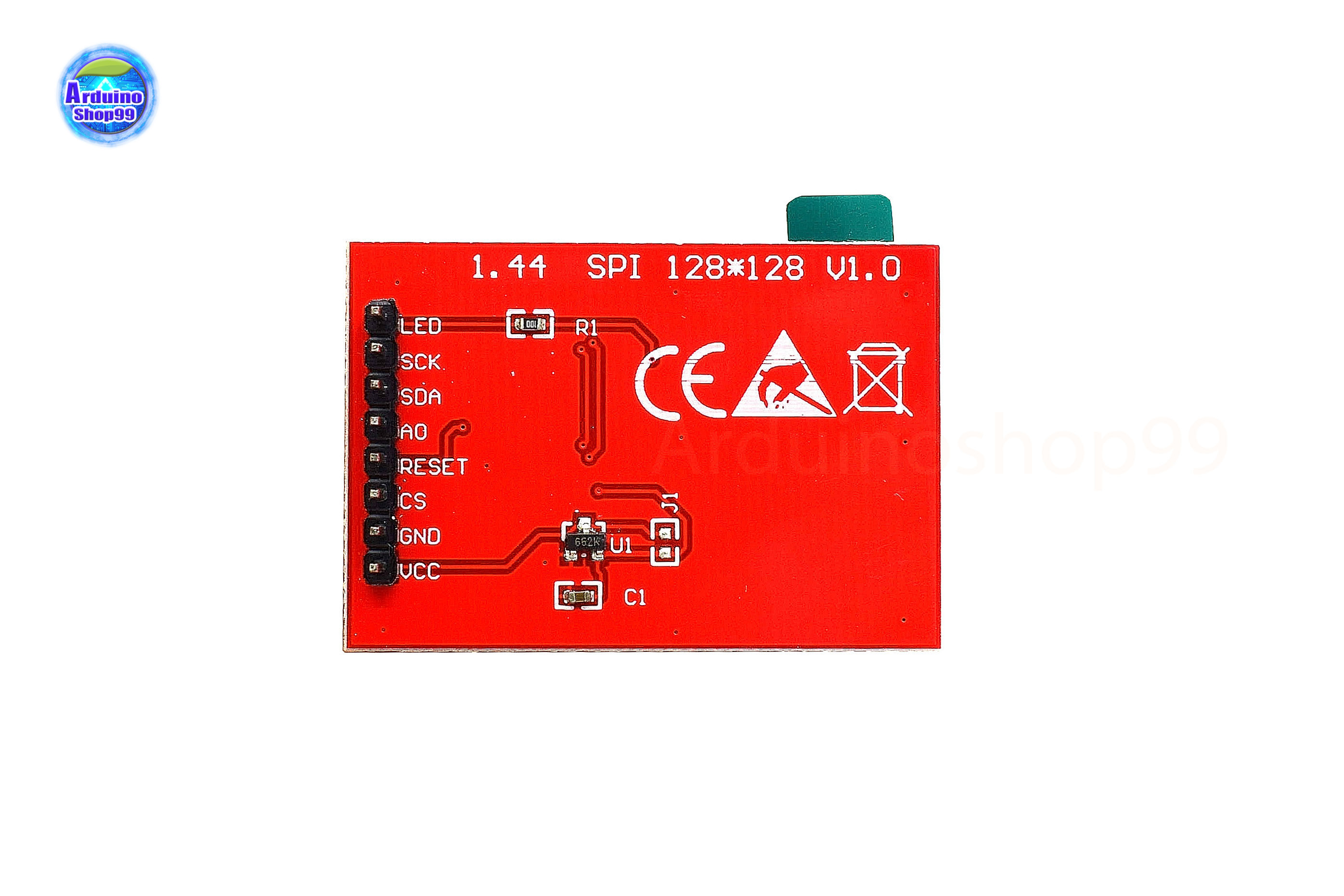 TFT LCD จอสี ขนาด 1.44 นิ้ว 128x128 Driver:ILI9163C