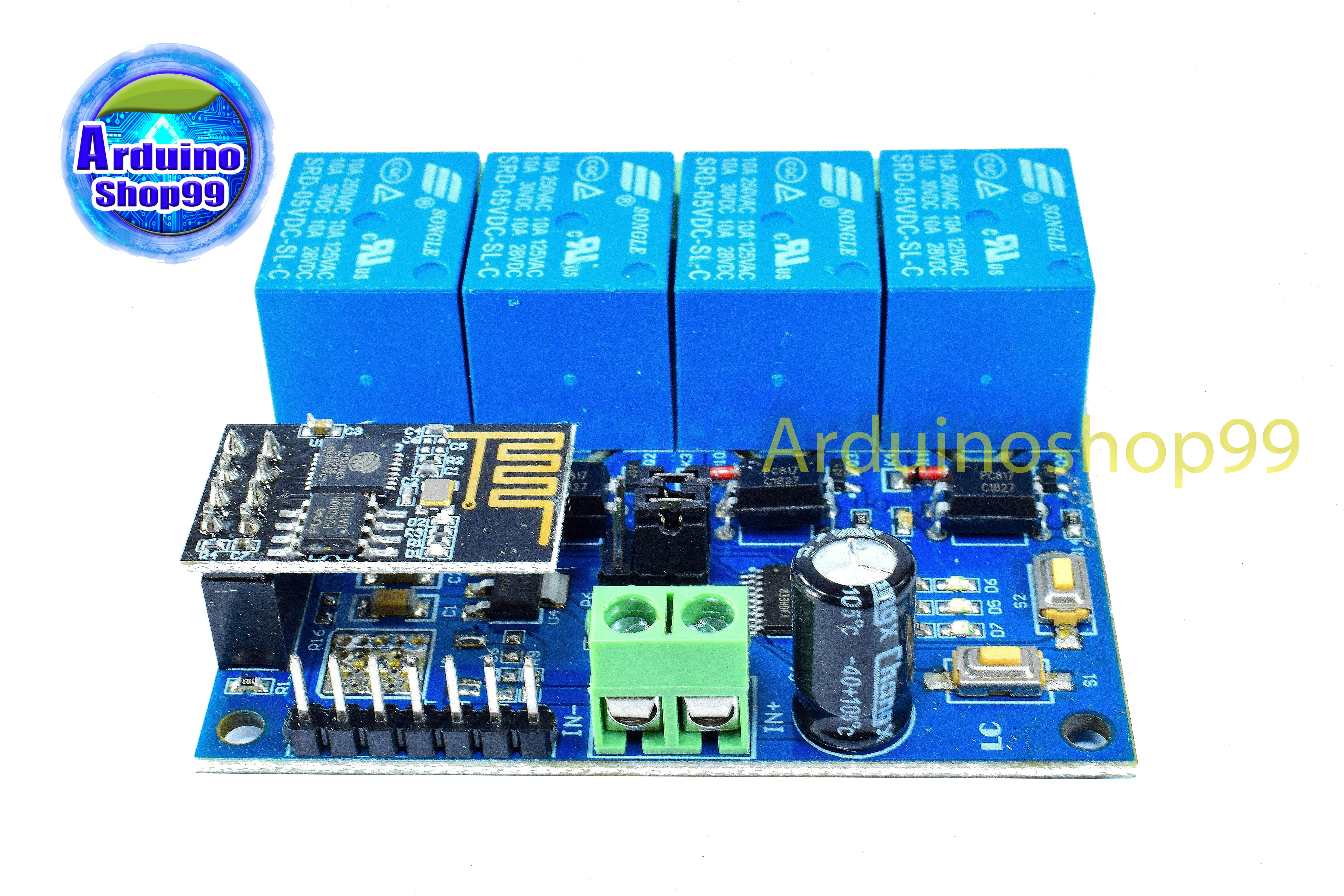 ESP8266 relay 5V 4 Channel 10 A WiFi IoT smart home