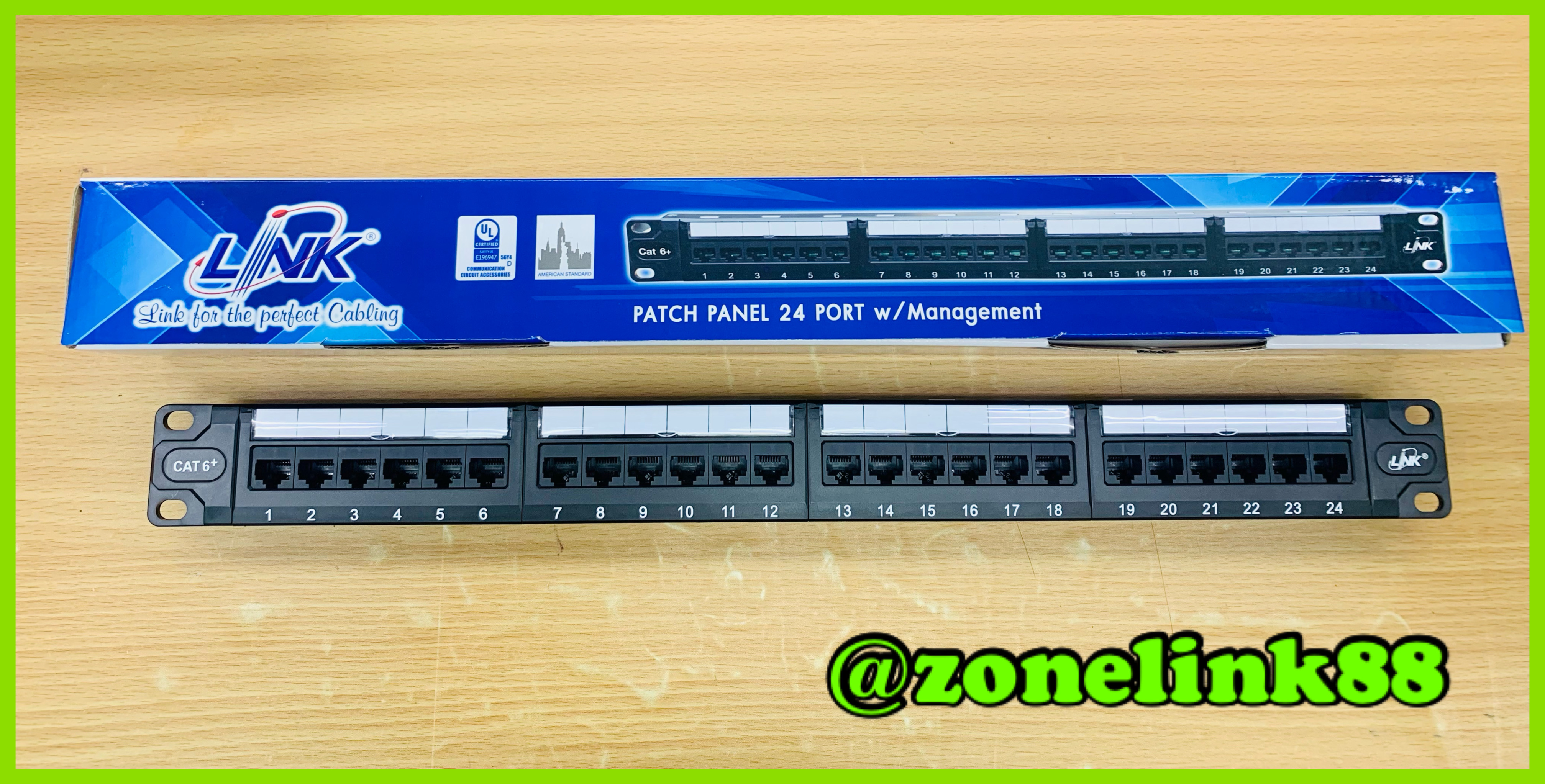 Link US-3124A CAT6 PATCH Panel (1U)