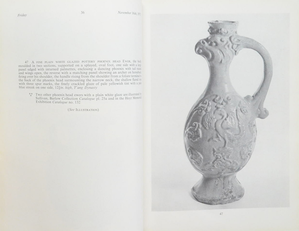 IMPORTANT CHINESE CERAMICS AND ARCHAIC BRONZES FRIDAY 16th NOVEMBER 1973