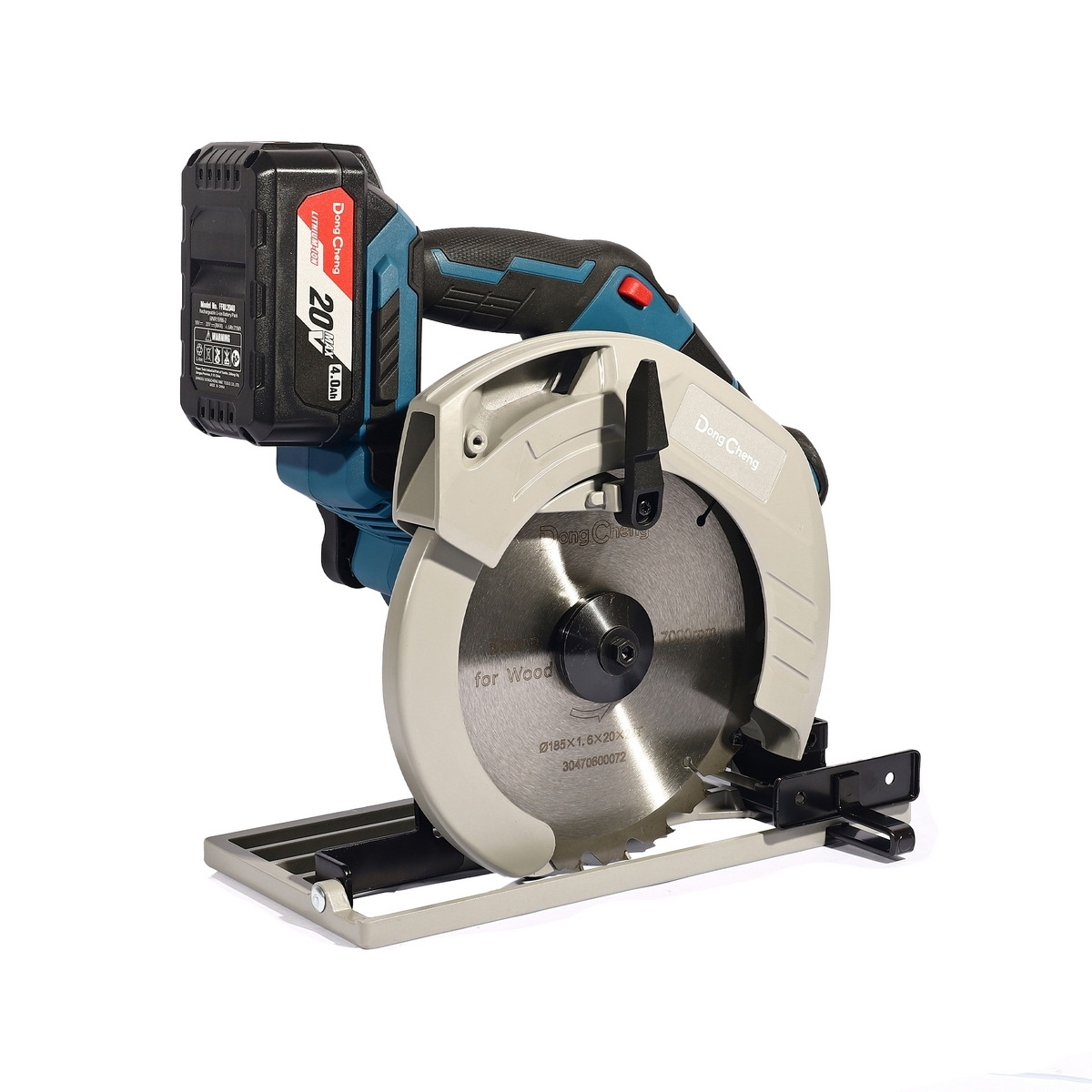 Dong Cheng DCMY02-185-DM เลื่อยวงเดือนไร้สาย 7" 5000rpm 20V แบตx1