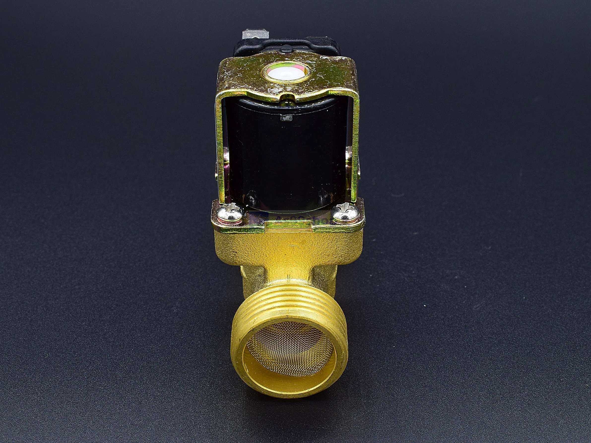 โซลินอยด์วาล์วทองเหลือง Solenoid Valve 24VDC 3/4 นิ้ว (วาล์วระบายน้ำที่ไม่มีแรงดัน drain valve)