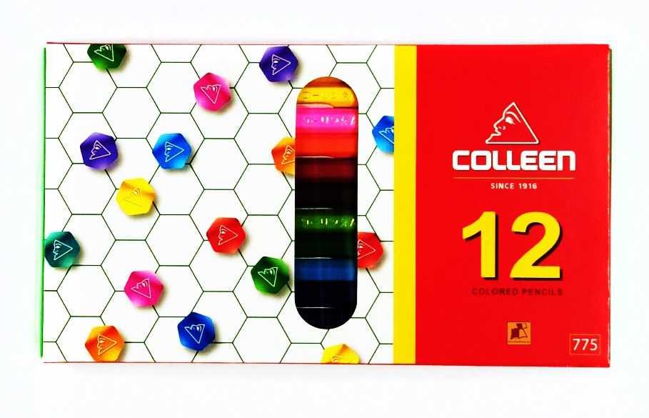 ดินสอสี คอลลีน 12 สี /กล่อง