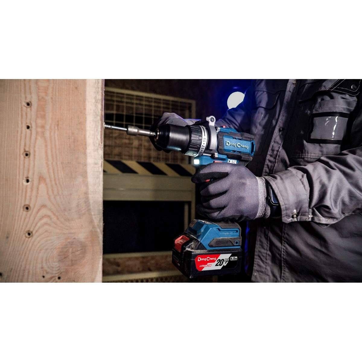 Dong Cheng DCJZ2060i สว่านกระแทกไร้สาย 60Nm 20V แบตx1 (TYPE ADM)