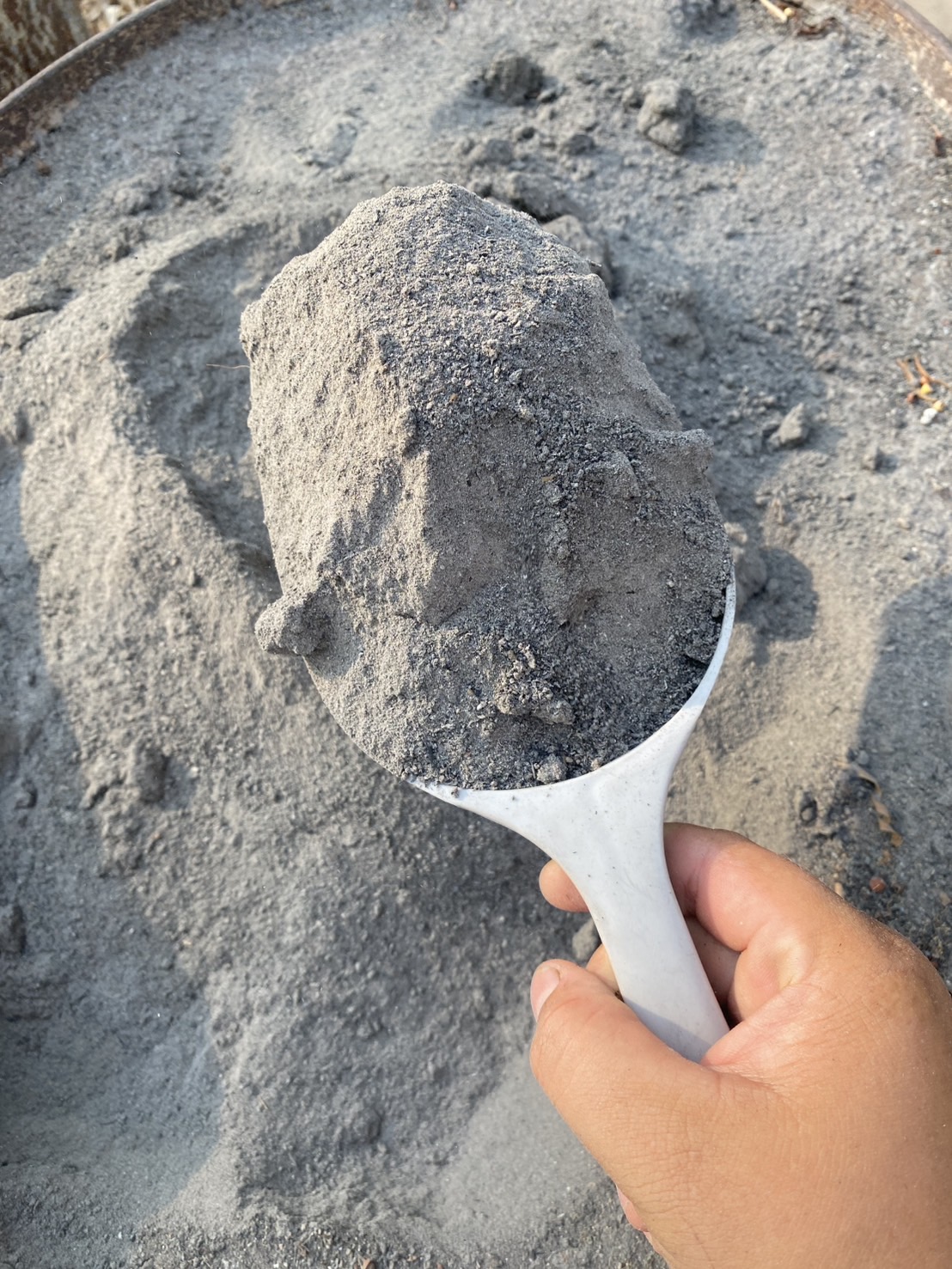 ขี้เถ้า (เผาจากไม้และถ่าน) ขี้เถ้าเกษตร