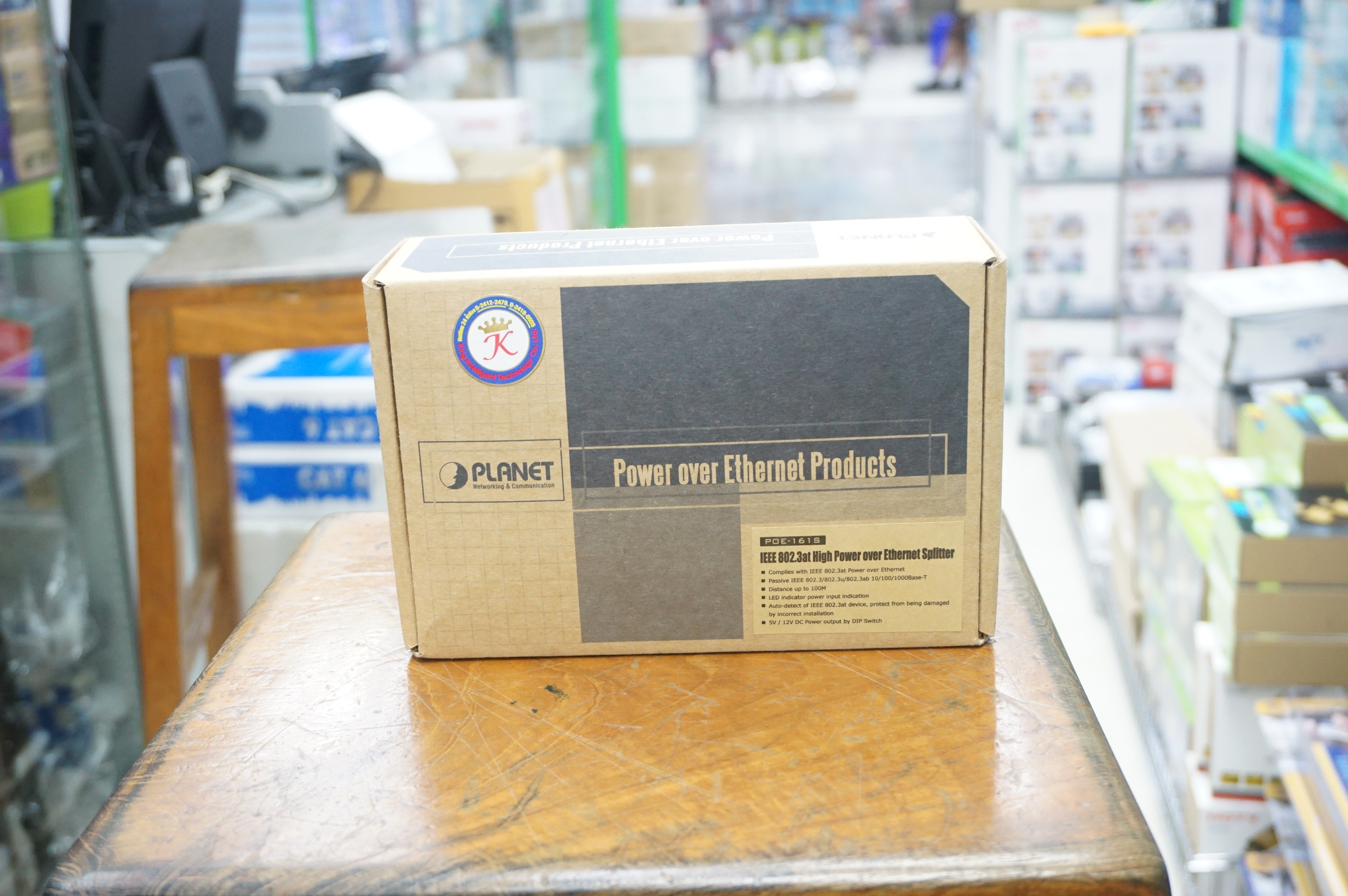 POE-161S IEEE 802.3at Gigabit Power over Ethernet Plus Splitter
