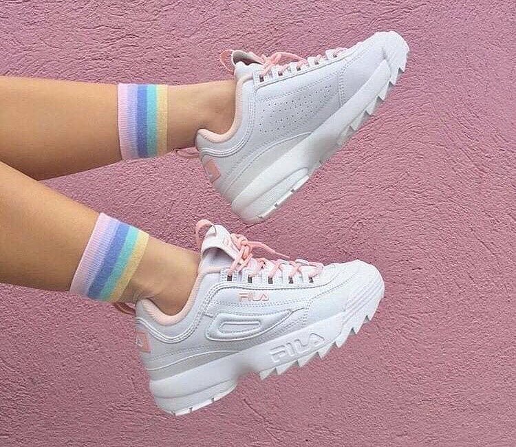 FILA Ray ขาวฟ้าม่วง