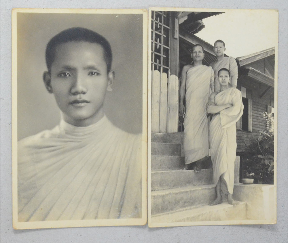 ภาพถ่ายขาว-ดำ เก่า (2 ใบ)