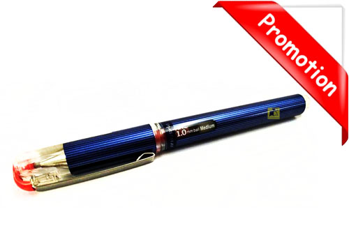 ปากกาหมึกเจล Pentel K-230 1.0 M สีแดง