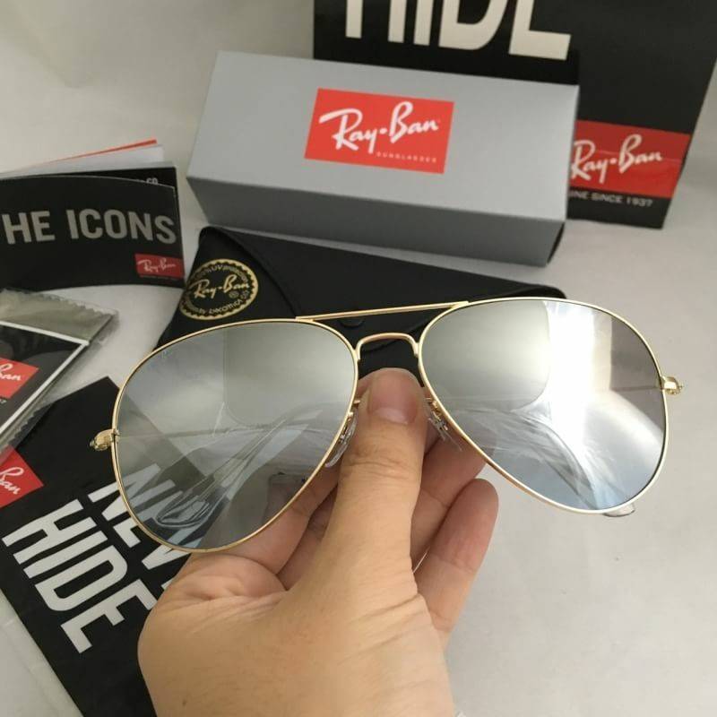 Rb3025,3026 Rayban aviator larg metal Size : 58,62 mm Full set Hight quality .