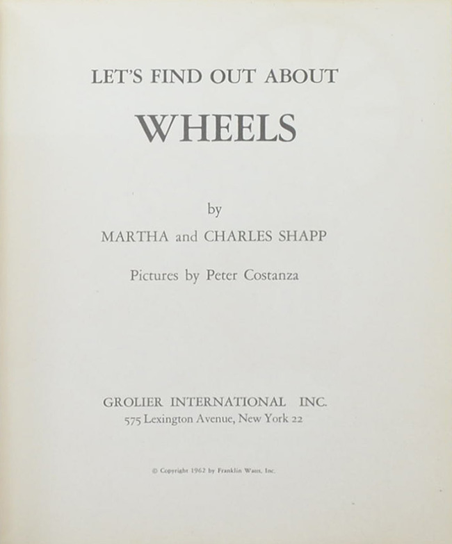 LET'S FIND OUT ABOUT WHEELS