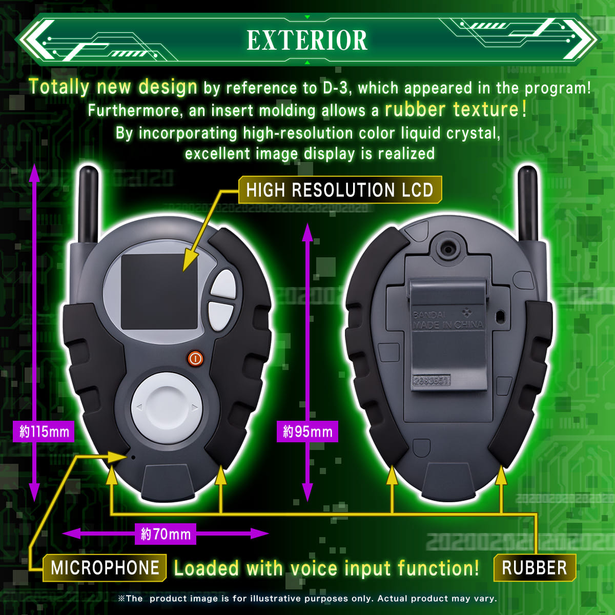 Digimon Adventure 02 - Super Complete Selection Animation D-3(Ichijouji Ken Black Version) ดิจิไวซ์ ดิจิมอนแอดเวนเจอร์ 02 อิจิโจจิ เคน [Bandai Premium Limited Edition][LOT JP]