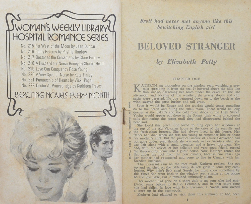 WOMAN’S WEEKLY LIBRARY No.1395 Beloved Stranger (เล่มเล็ก)