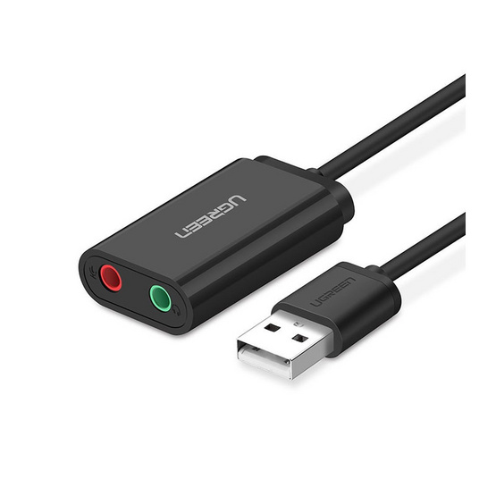 USB Audio Adapter External Stereo Sound Card with Mic