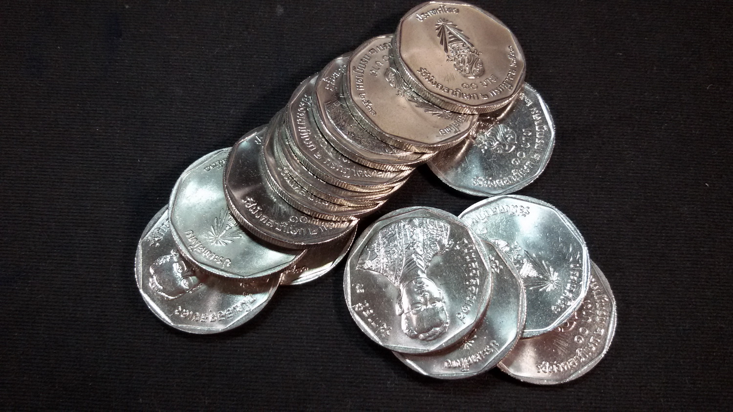เหรียญ 10 บาท พระราชพิธีรัชมังคลา2531 UNC