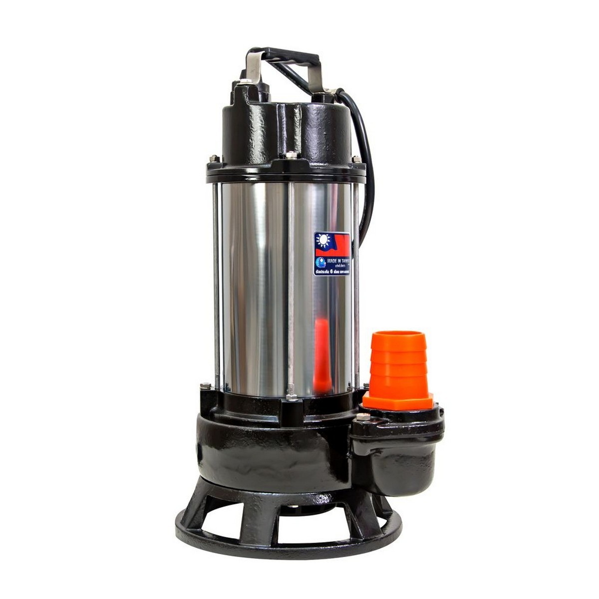 SHOWFOU SS-112D ปั๊มแช่ดูดโคลนเสื้อสแตนเลส 2" 1HP/220V