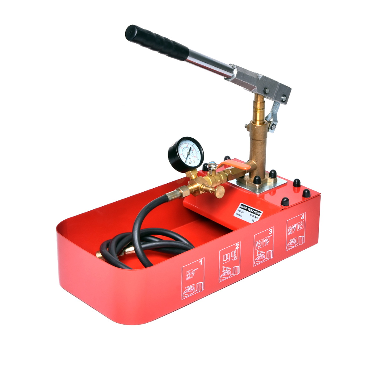 POLO ZD-50 ปั๊มเทสท่อ 2-way ออโต้และมือโยก 50Bar