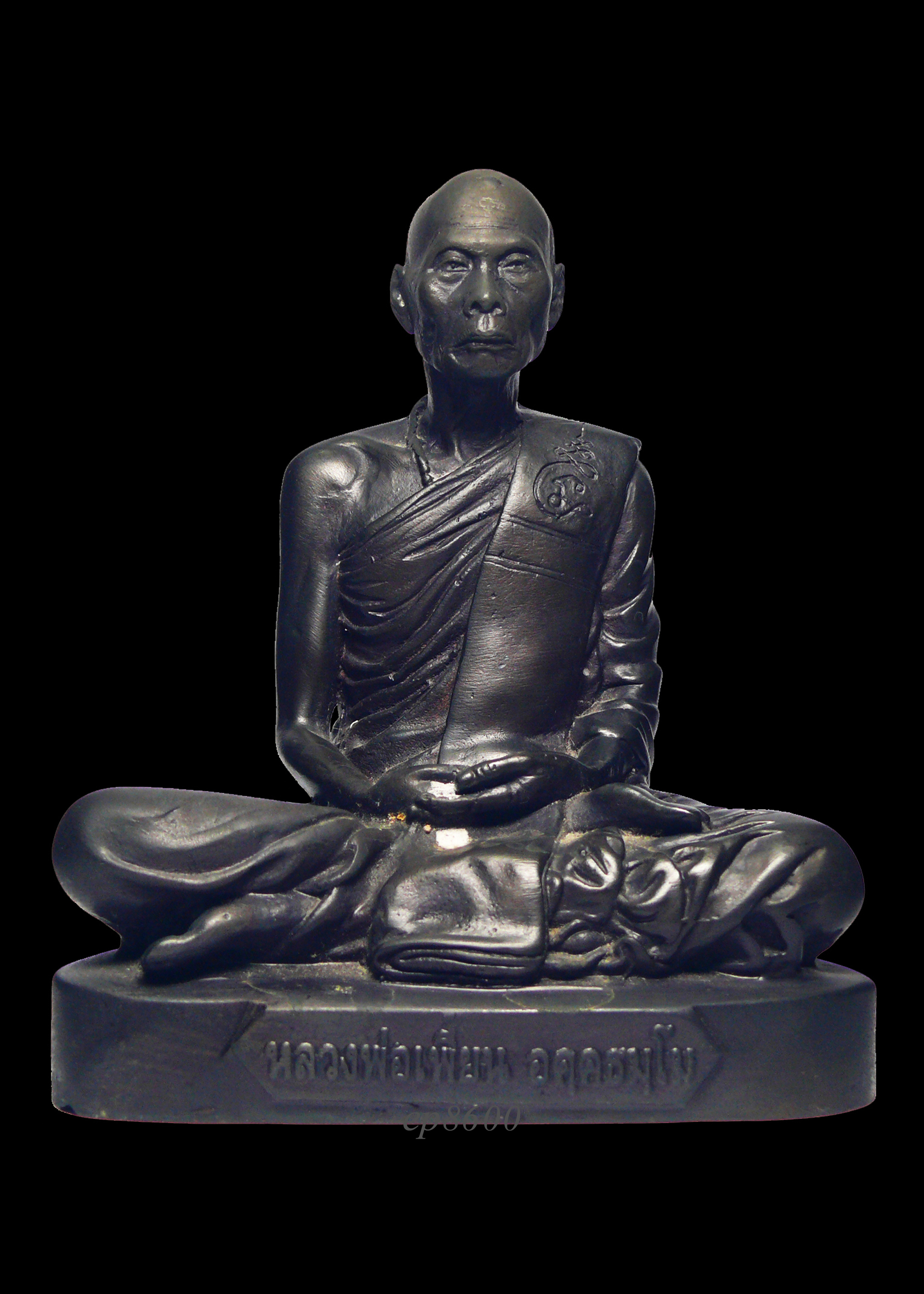 (พระโชว์) พระบูชาหลวงพ่อเพี้ยน วัดเกริ่นกฐิน จ.ลพบุรี ที่ระลึกกฐินปี2550 ขนาดหน้าตัก4.5นิ้ว ใต้ฐานบรรจุเกศา