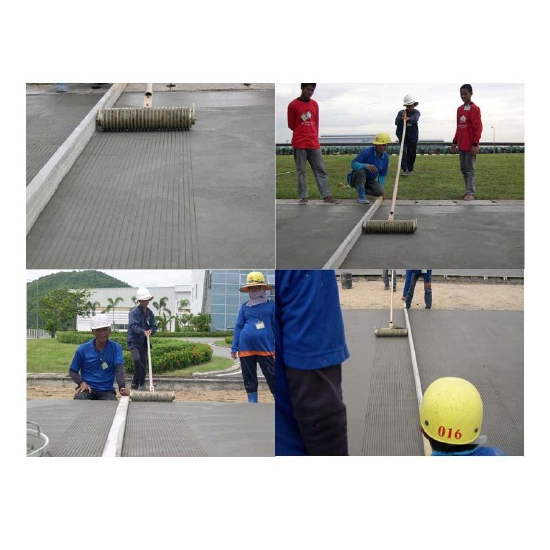 ลูกกลิ้งกรีดลายเส้นคอนกรีต 40cm