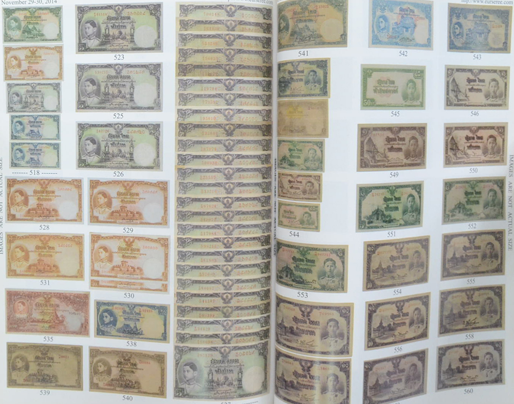 Eur-Seree Collecting Co., Ltd. Sale# 36 Rare Stamps-Coins-Banknotes-Collectbles