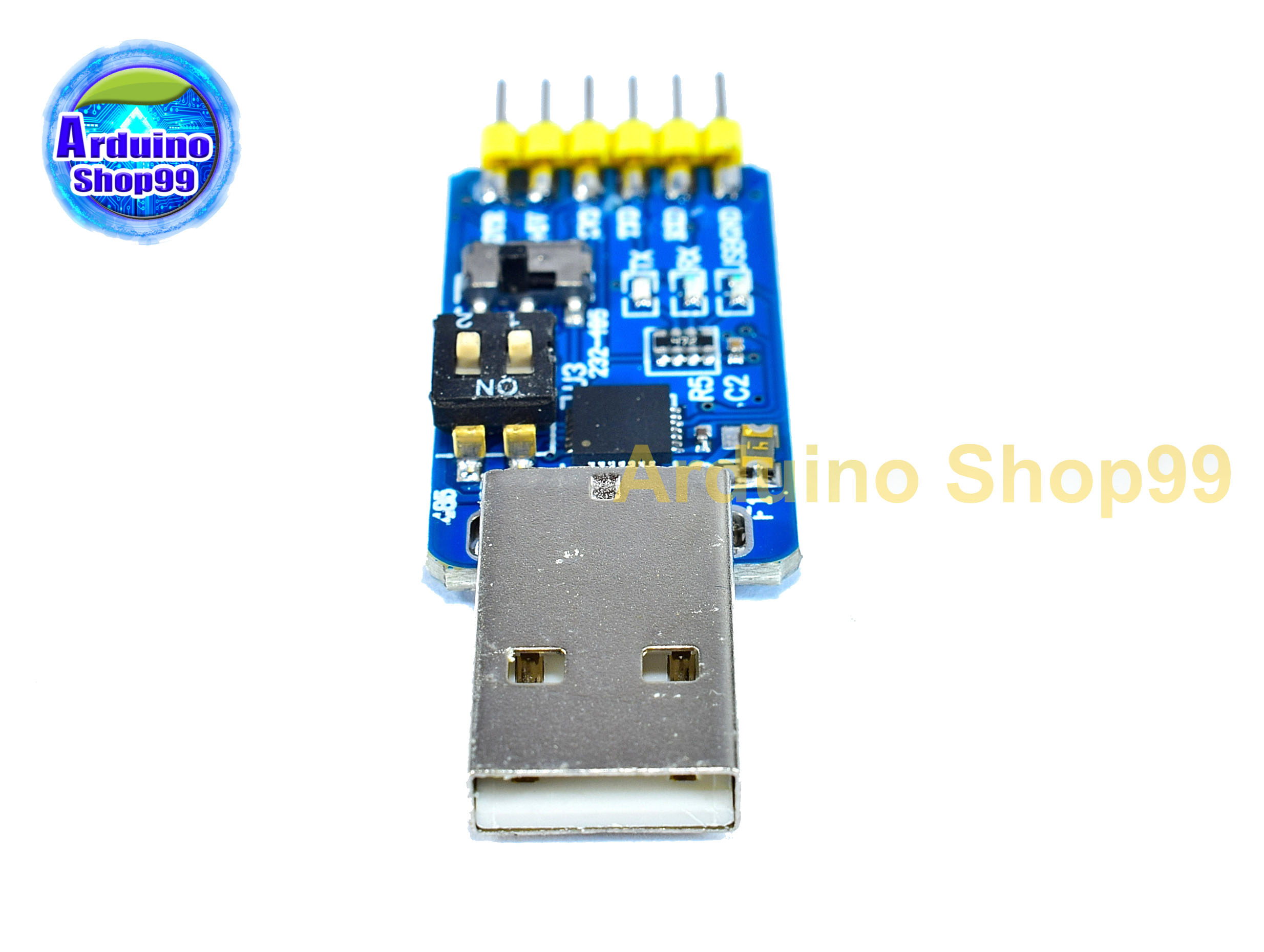 6-in-1 multi-function serial port module CP2102 usb to TTL 485 232 mutual conversion 3.3V/5V compatible