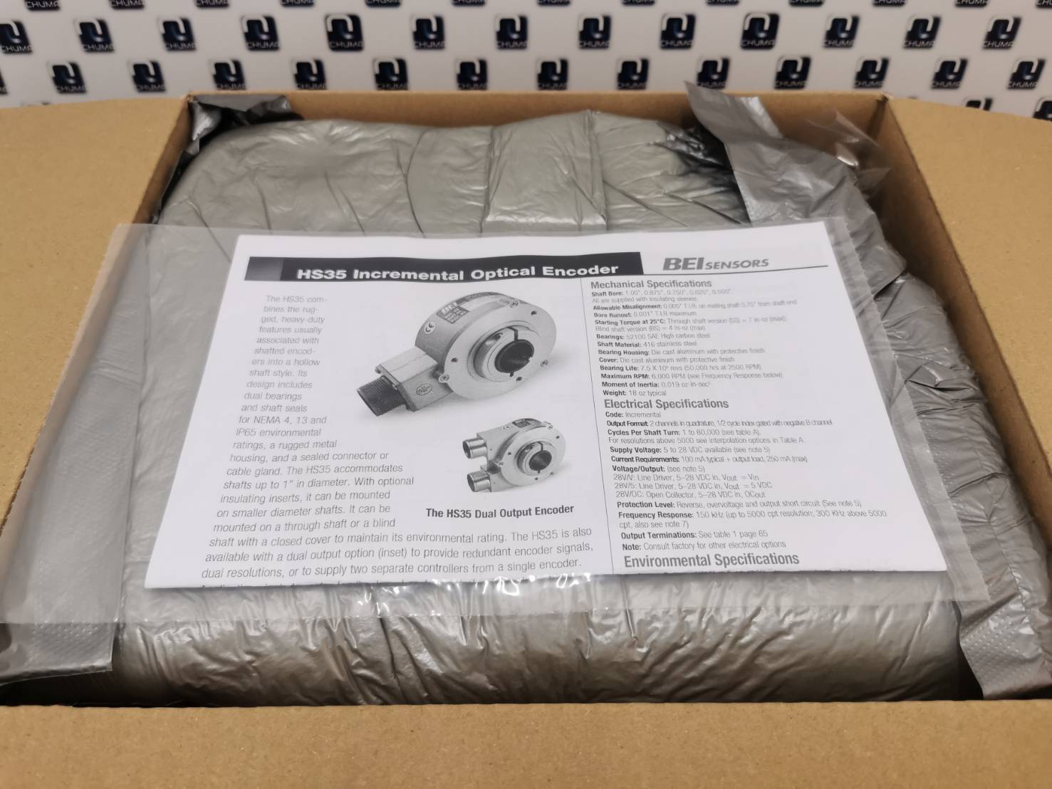 BEI, BEI Sensors, HS35F-62-R9-BS-1024-ABZC-28V/V-SM18-S