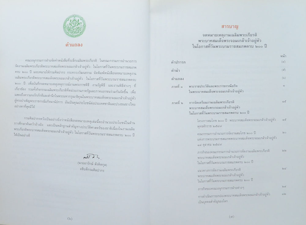 จดหมายเหตุงานเฉลิมพระเกียรติ พระบาทสมเด็จพระจอมเกล้าเจ้าอยู่หัว ในโอกาสที่วันพระบรมราชสมภพครบ 200 ปี (พร้อม CD)