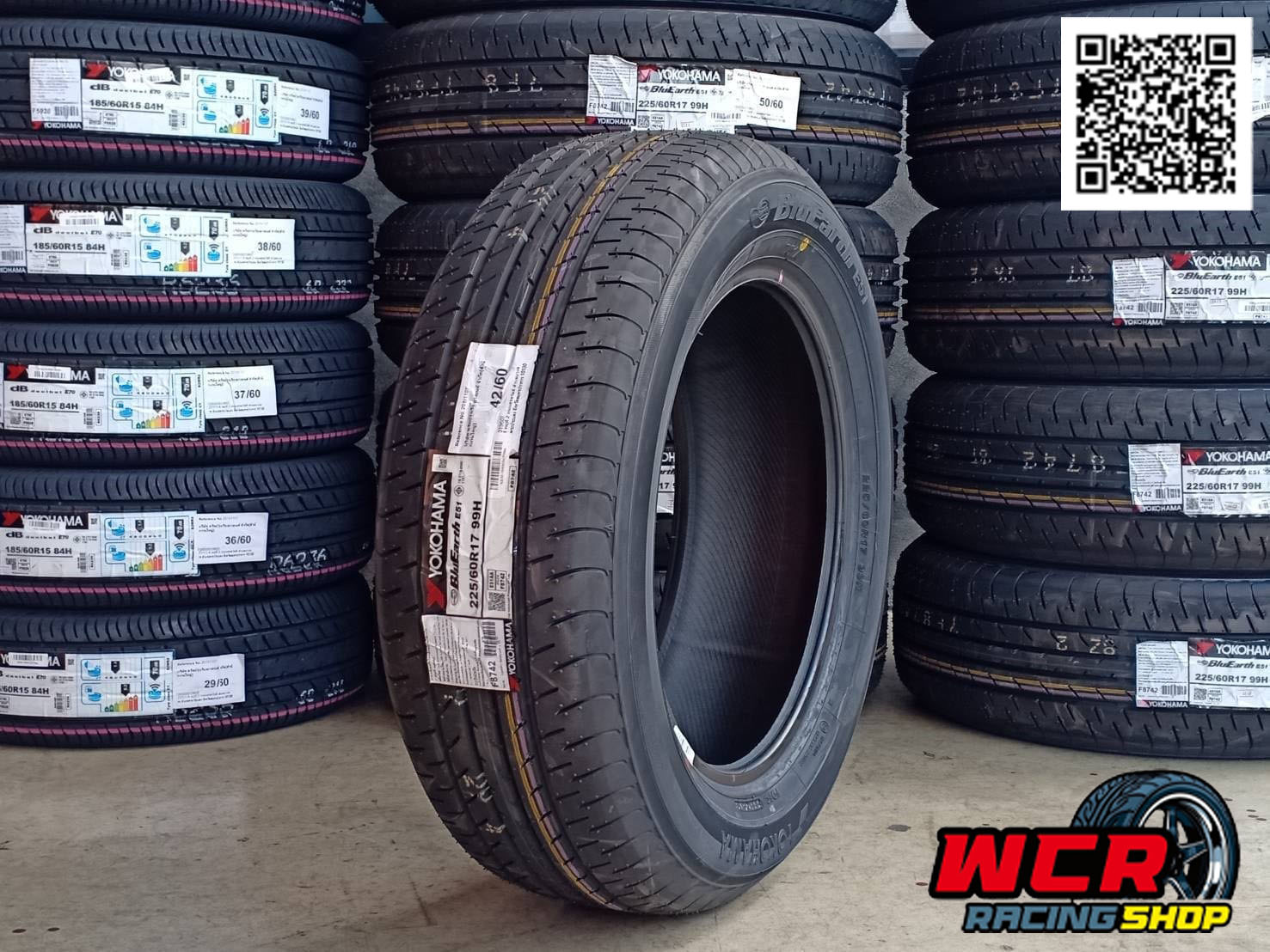 ยาง YOKOHAMA BLUEARTH E51 225/60-17