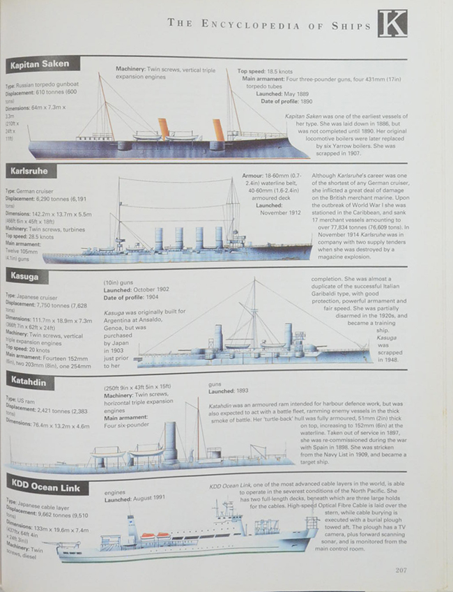 THE ENCYCLOPEDIA OF SHIPS